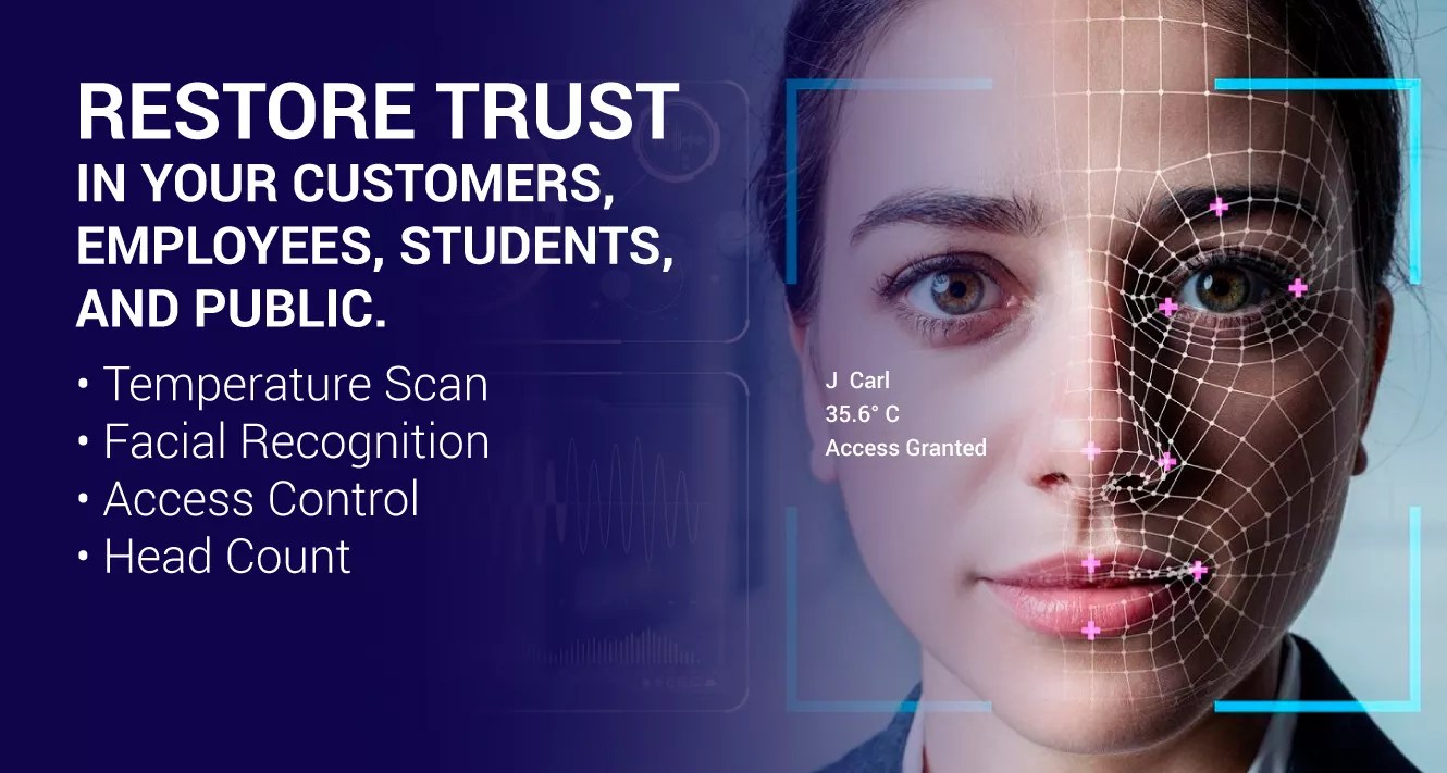ThermoGuard AI Temperature Screening & Facial Recognition