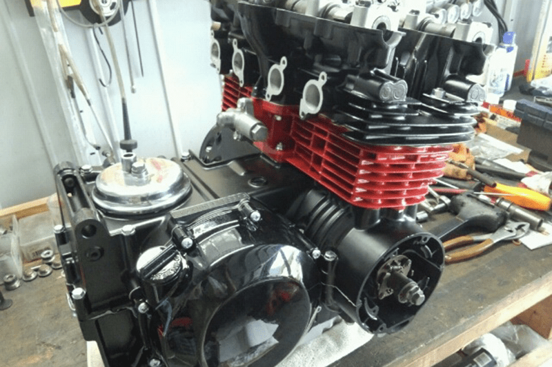 バイクエンジンペイント｜京都府八幡市の旧車絶版バイク専門店「エルオート」