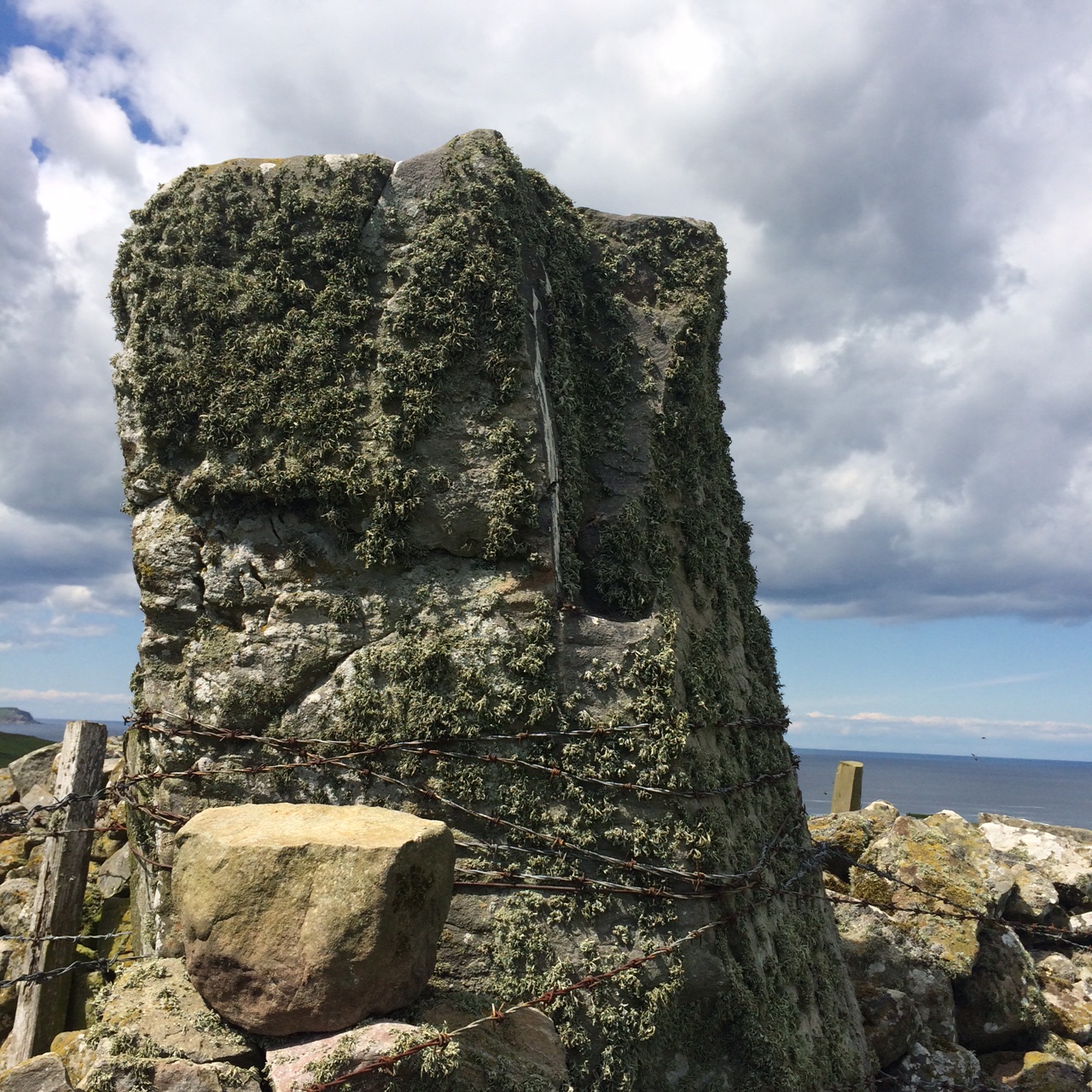 The Hanging Stone on Gallows Hill, Rosehearty, Aberdeenshire