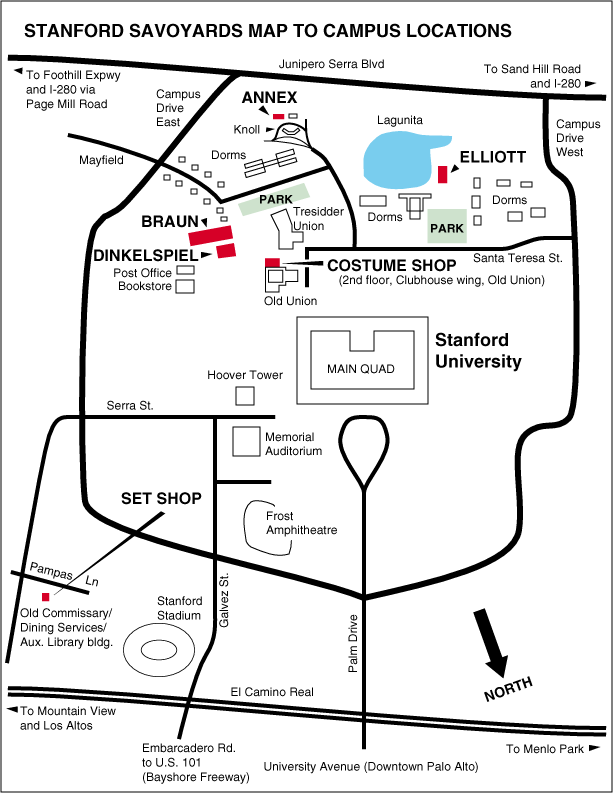 El Camino Campus Map