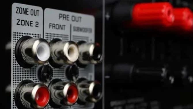 Attach on Av Receiver’s Which Was Before to the Powered Amplifier’s Plug With Just an Rca Wire