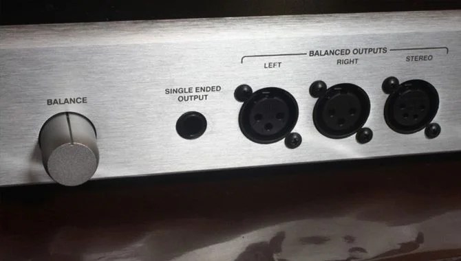 Balanced-Output-Connection
