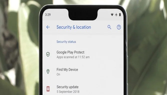 Check Your Device's Settings.