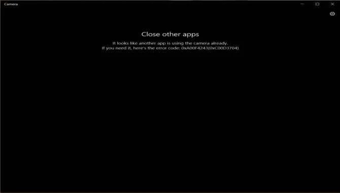 Close Other Apps That Have Access To Your Headset Microphone