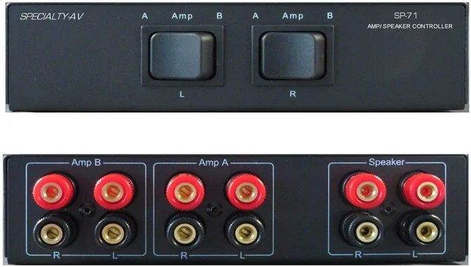 How to Connect Two Receivers to One Set of Speakers
