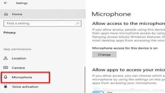 Setting Up a Microphone
