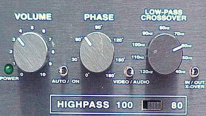 Subwoofer Phase Control