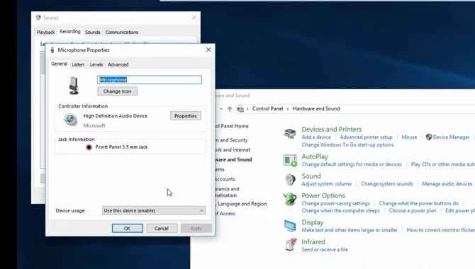 Tips 5 Change The Microphone Setting In Your Computer