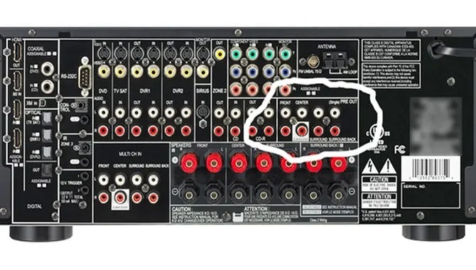 Using a Second receiver as an Amplifier