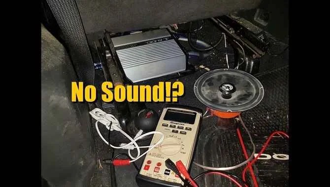What If Your Subwoofer Has Turned On, But No Sound Is Coming Out