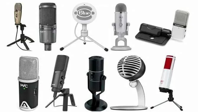 What are the types of microphones