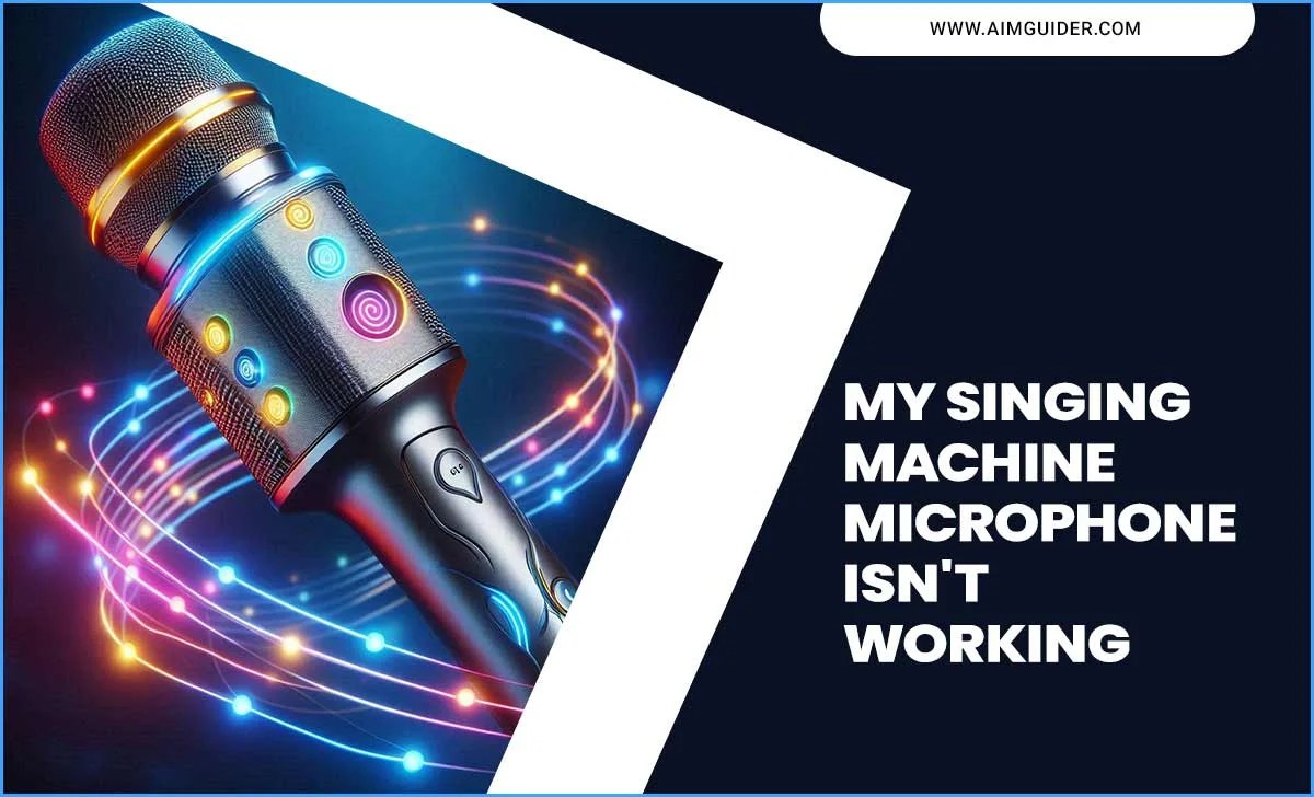 My Singing Machine Microphone Isn't Working