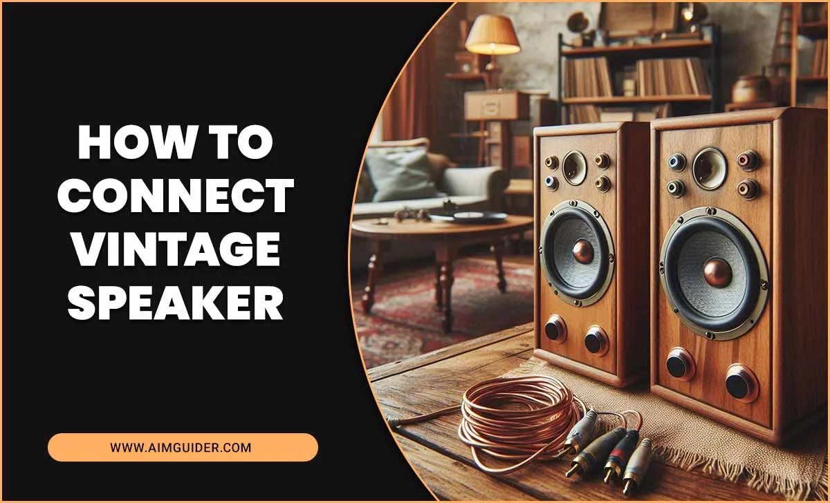 How To Connect Vintage Speaker