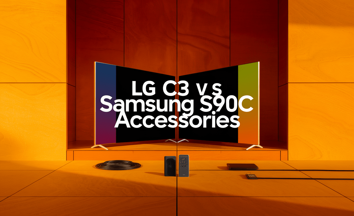 Lg C3 Vs Samsung S90C Accessories