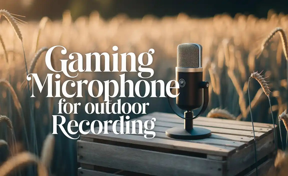 Gaming Microphone for Outdoor Recording