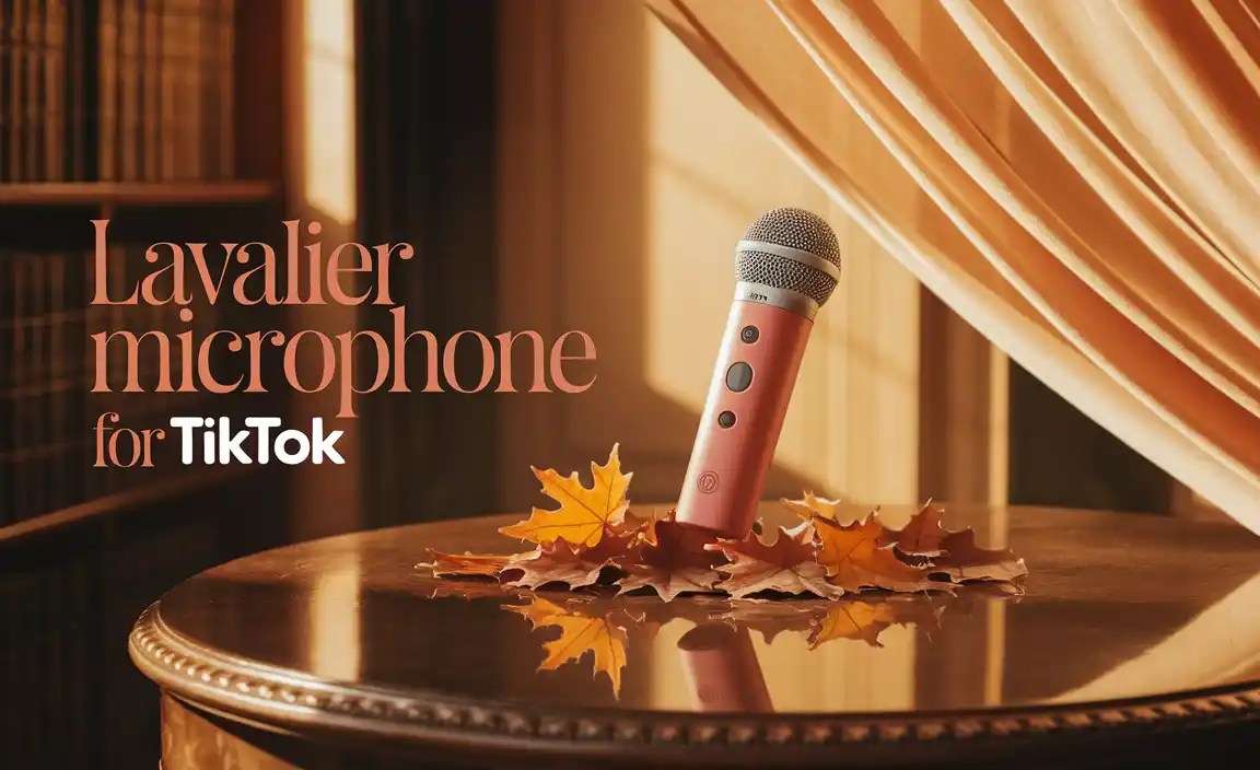 Lavalier Microphone for TikTok