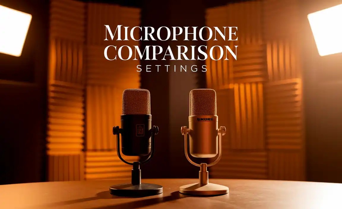 Microphone Comparison Settings