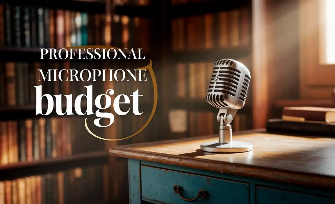 Professional Microphone Budget