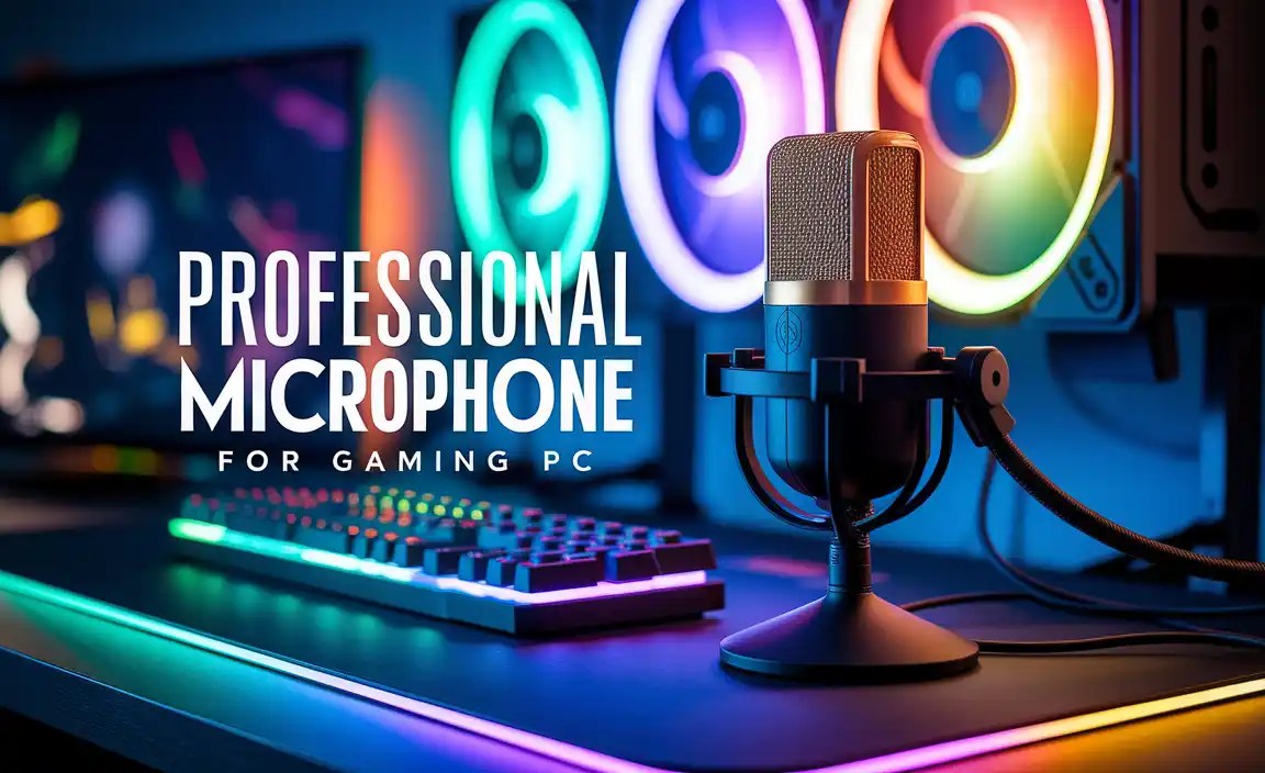Professional Microphone for Gaming PC