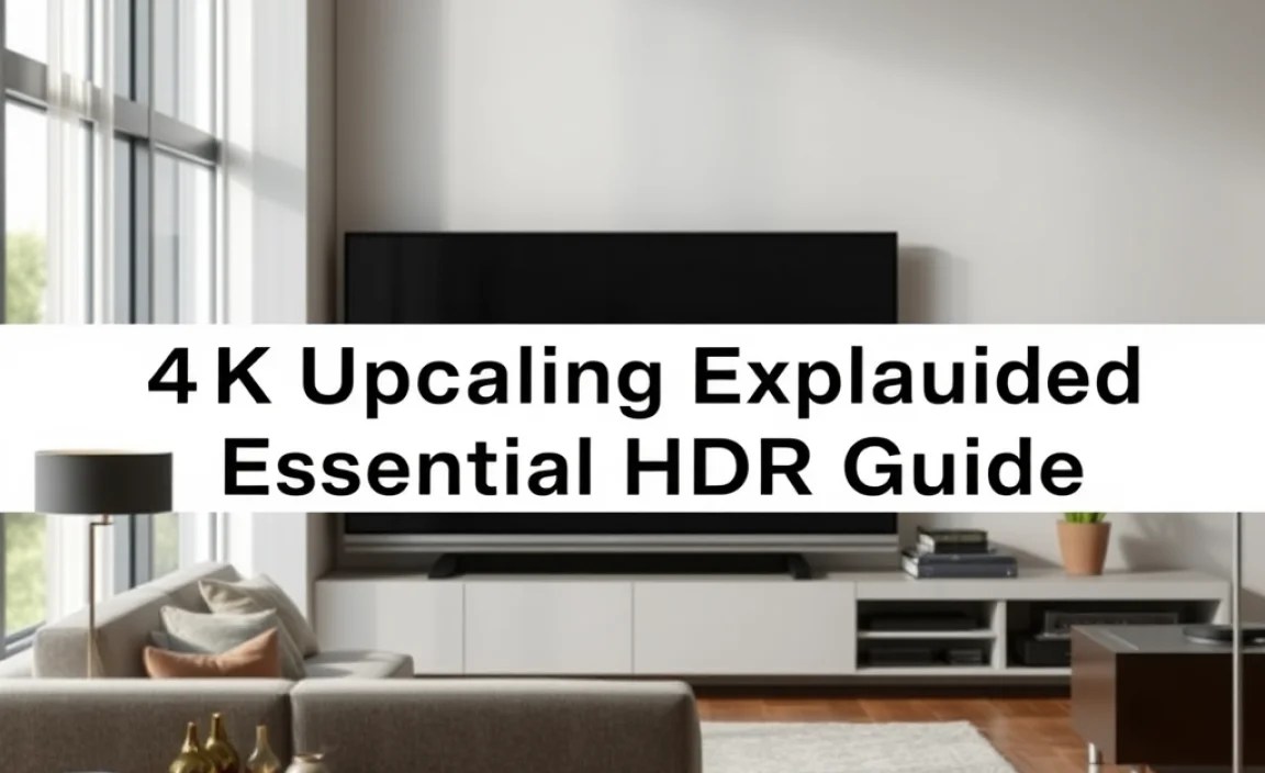 4K Upscaling Explained: Essential HDR Guide