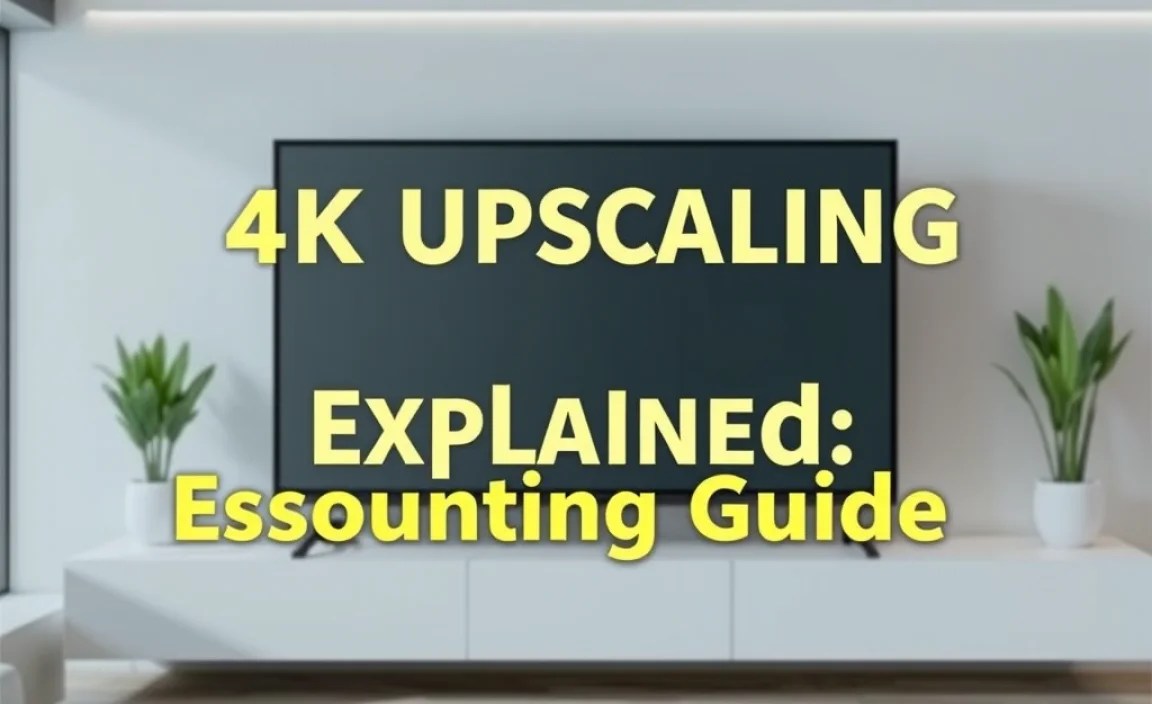 4K Upscaling Explained: Essential Mounting Guide