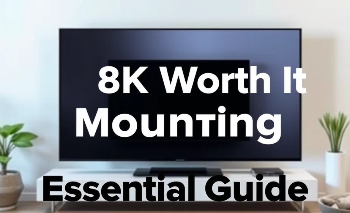 8K TV Worth It Mounting: Essential Guide