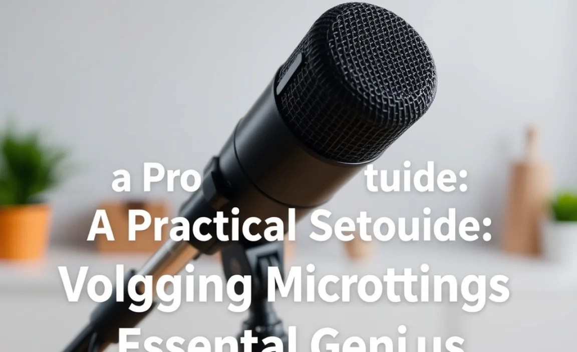 A Practical Setup Guide: Vlogging Microphone Settings in Action
