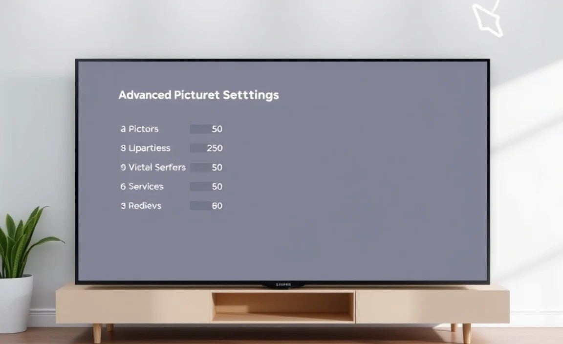 Advanced Picture Settings for Calibration