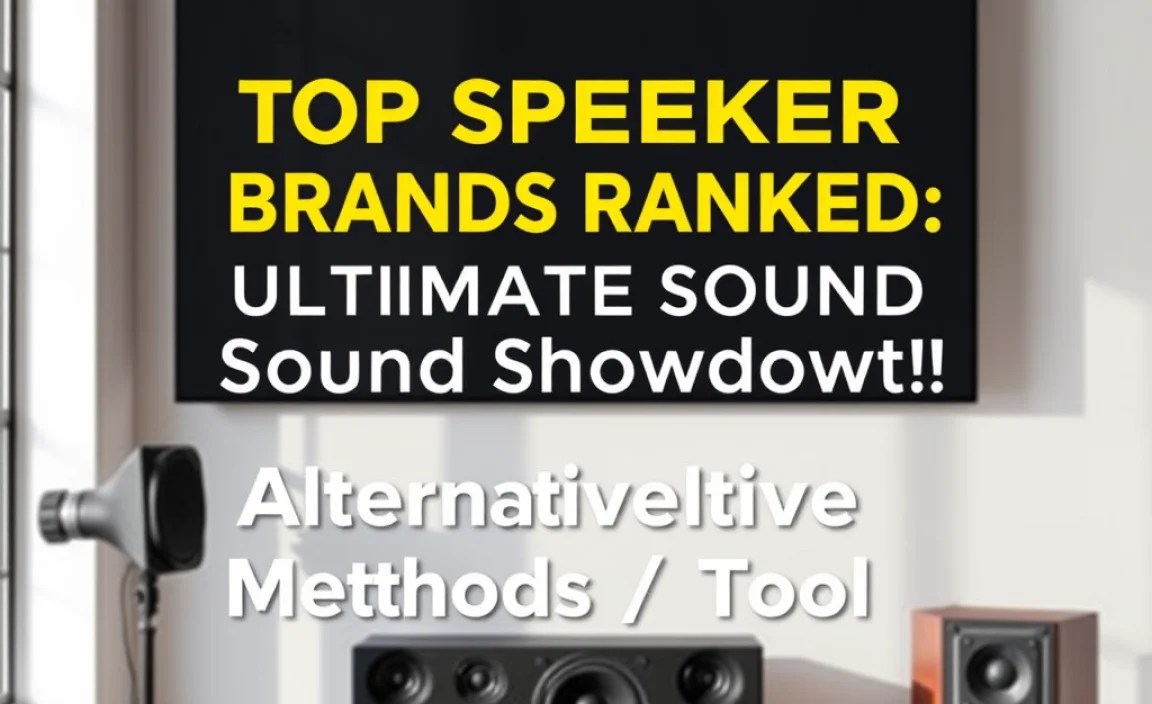 Alternative Methods / Tools