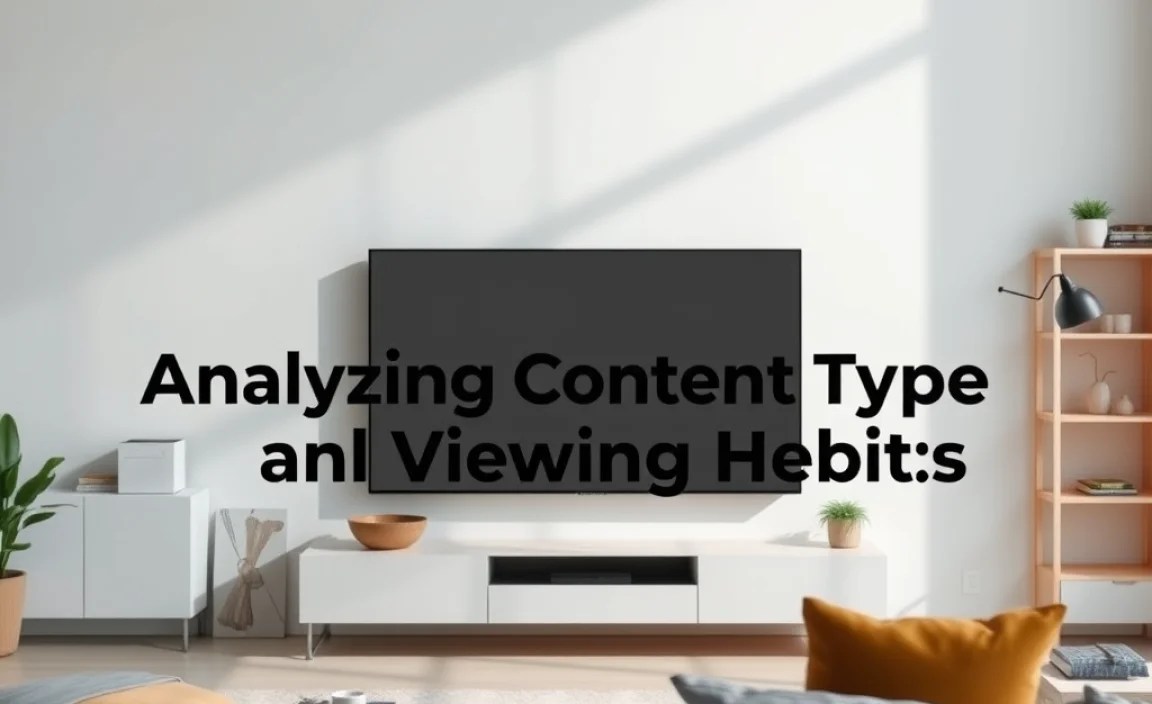 Analyzing Content Type and Viewing Habits