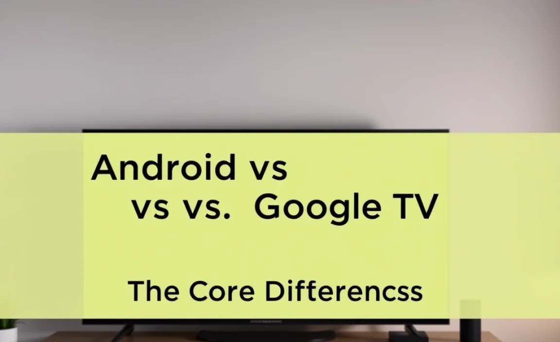 Android TV vs. Google TV: The Core Differences