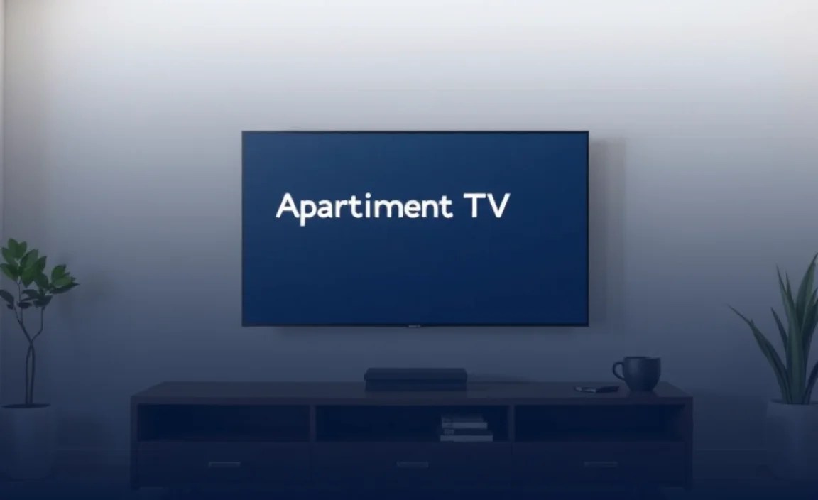 Apartment TV Pros and Cons Table
