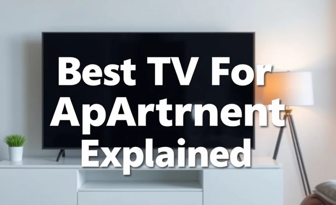 Best TV For Apartment Explained: Essential Guide