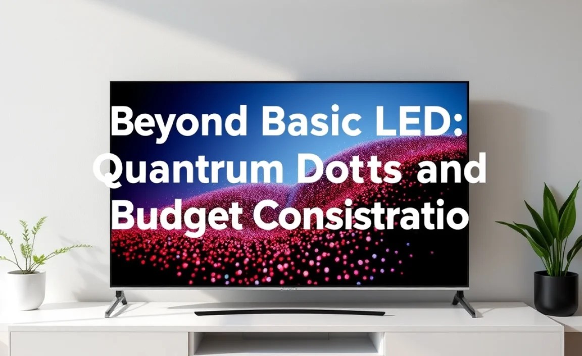 Beyond Basic LED: Quantum Dots and Mini-LEDs (Budget Considerations)