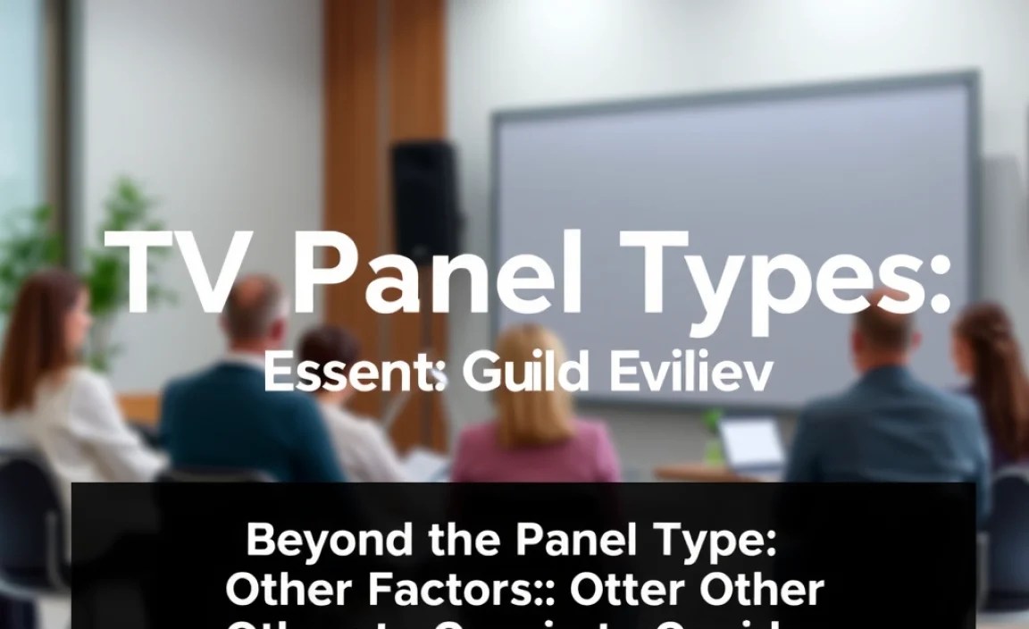 Beyond the Panel Type: Other Factors to Consider