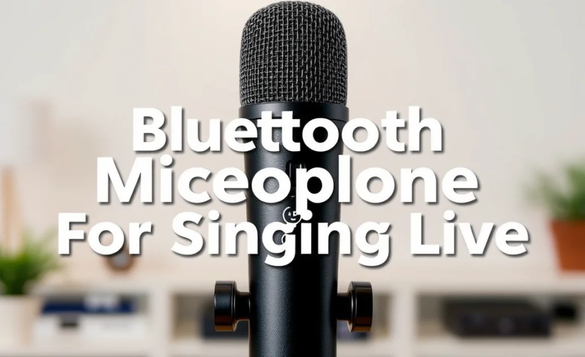 Bluetooth Microphone For Singing Live: Essential Guide
