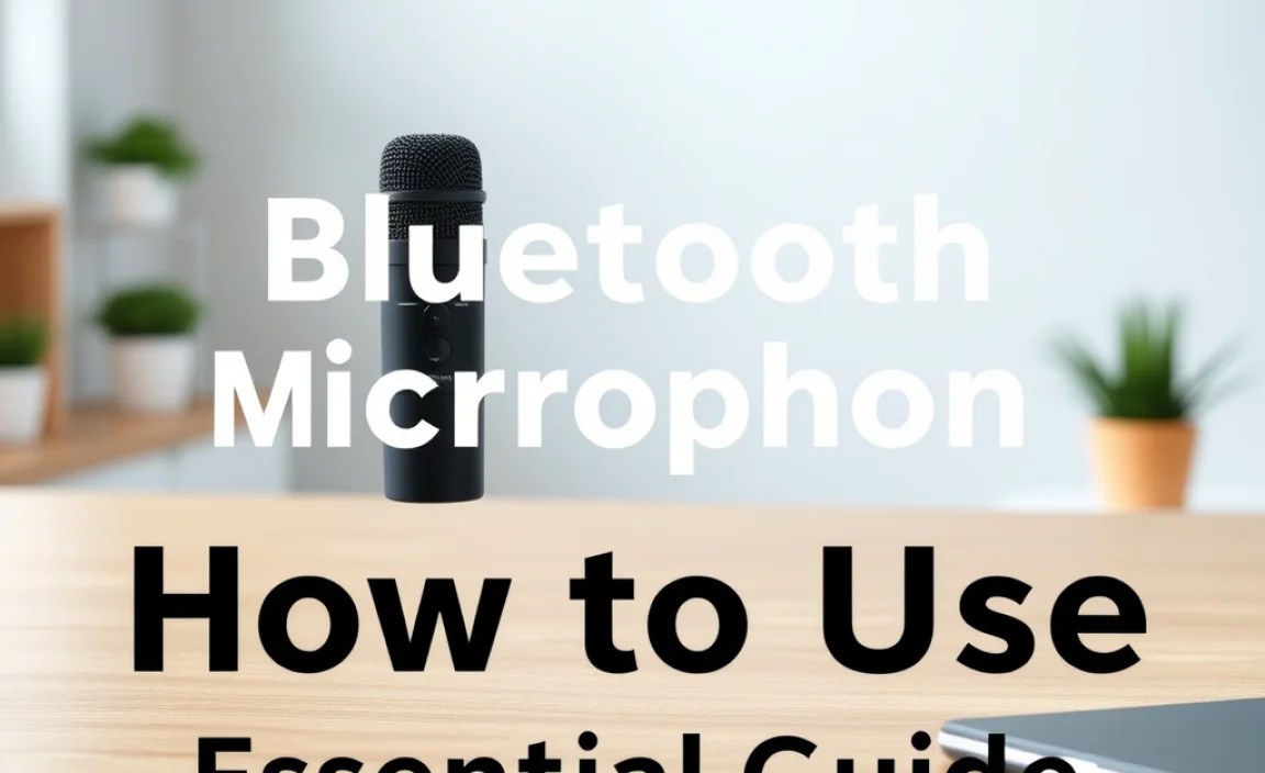Bluetooth Microphone How To Use: Essential Guide