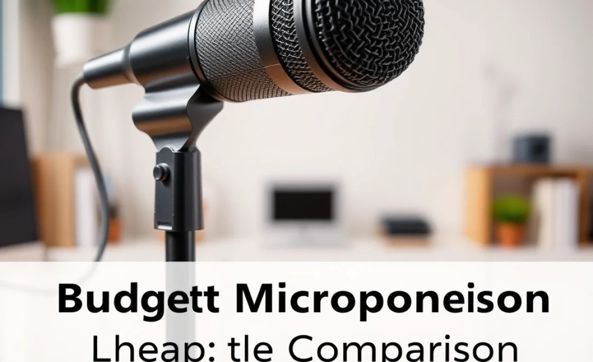 Budget Microphone Comparison: Features and “Power” Indicators