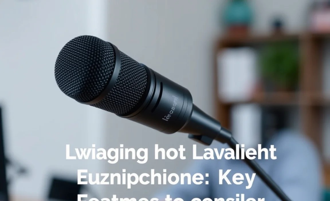 Choosing the Right Lavalier Microphone: Key Features to Consider