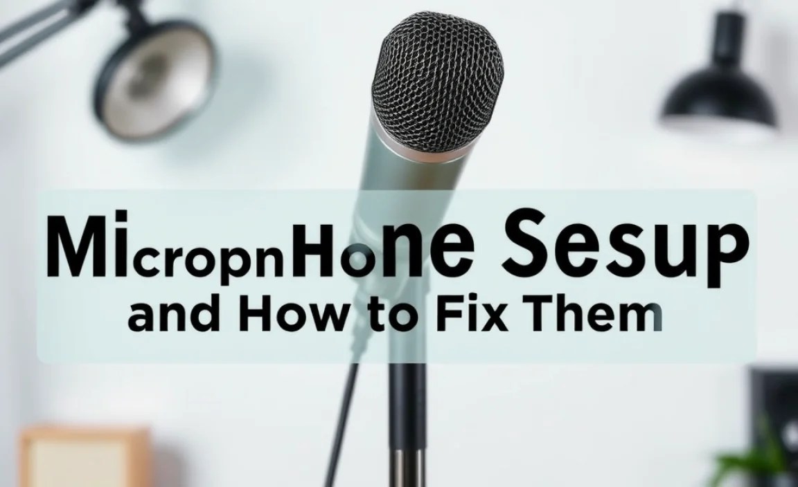 Common Microphone Setup Issues and How to Fix Them