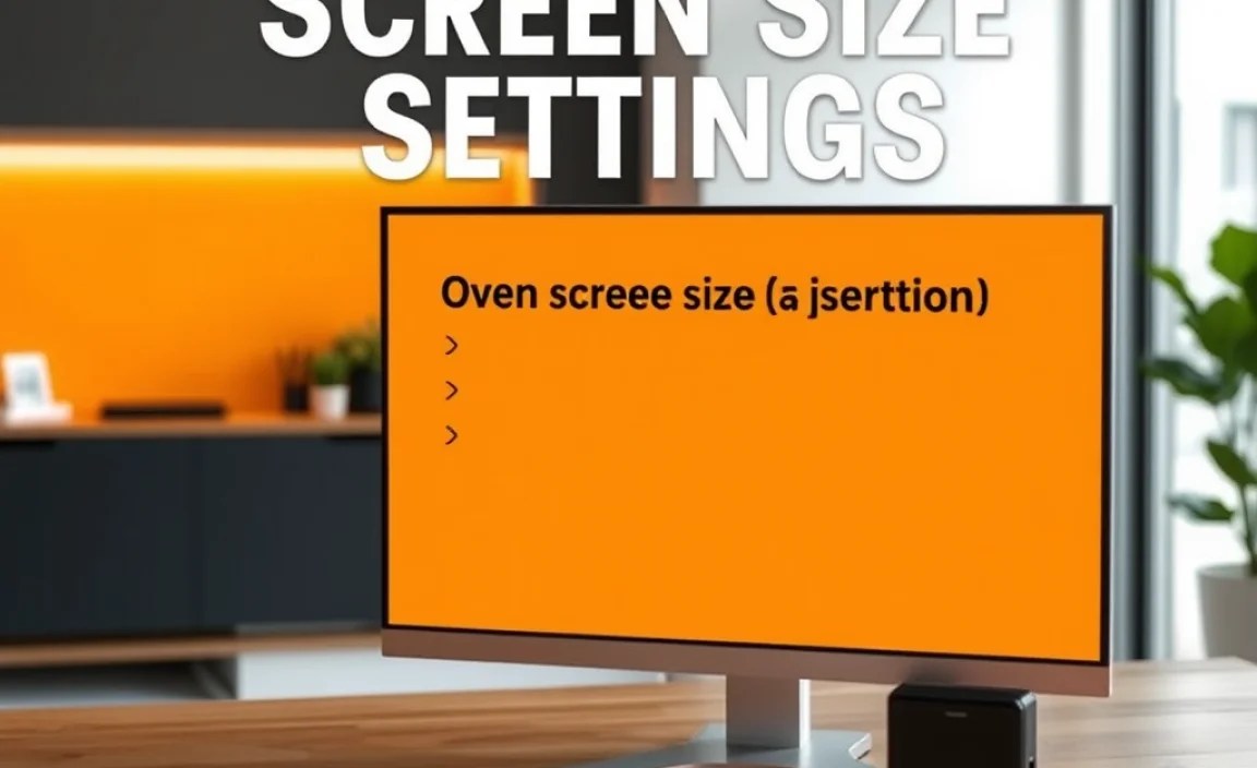 Common Screen Size Scenarios and Recommendations