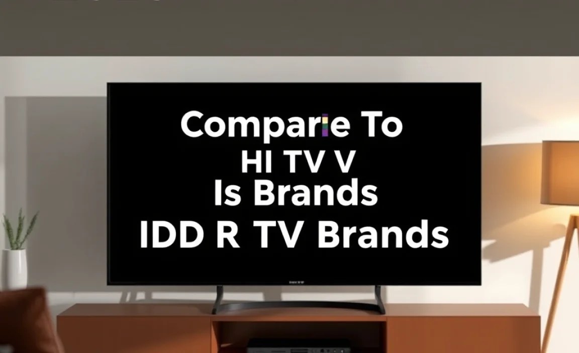Comparing Top HDR TV Brands: A Quick Look