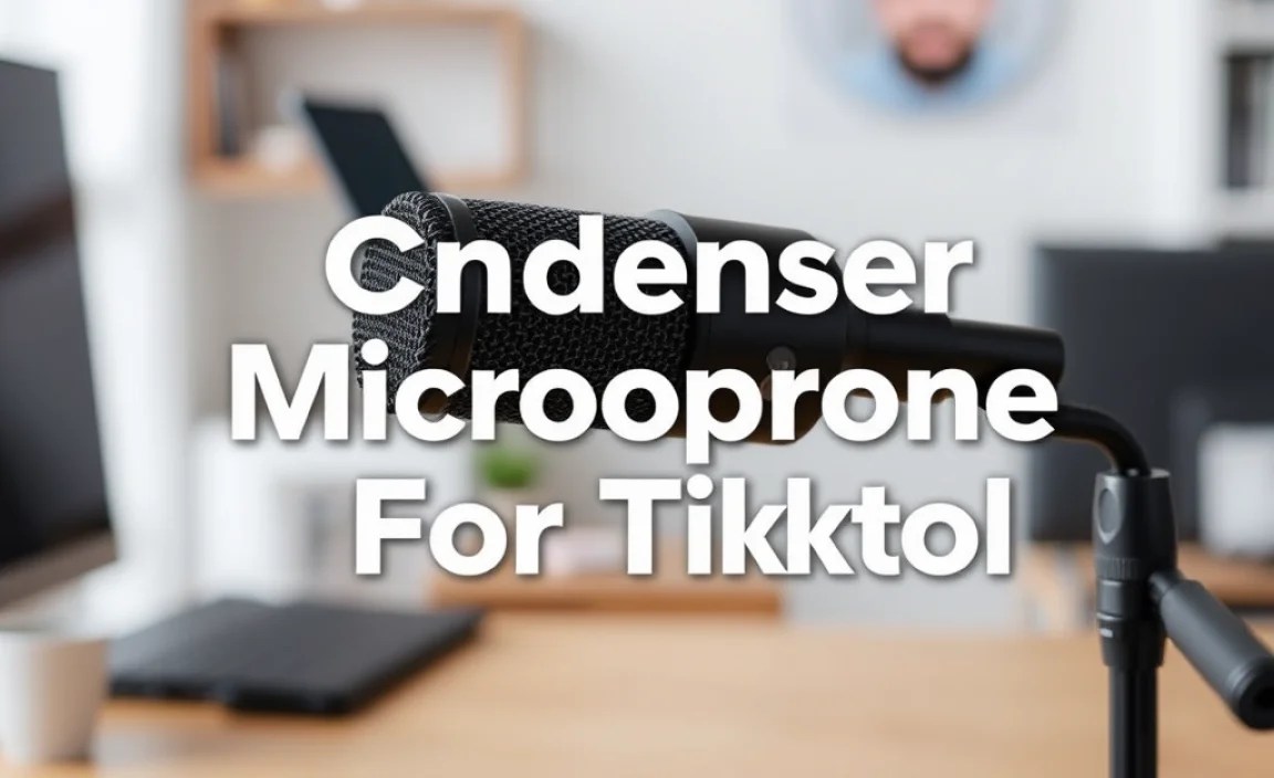 Condenser Microphone For Tiktok: Essential Guide