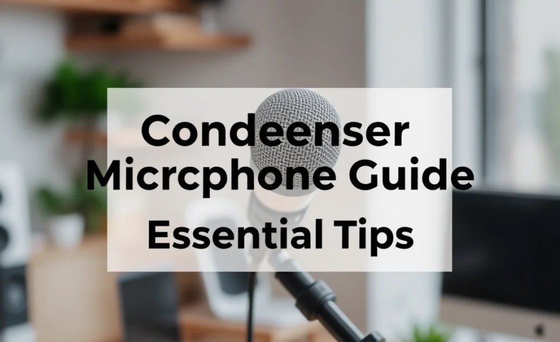 Condenser Microphone Guide: Essential Tips