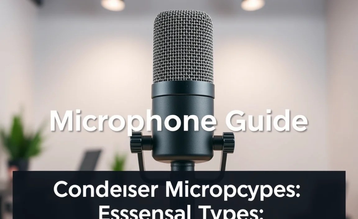 Condenser Microphone Types: A Quick Overview