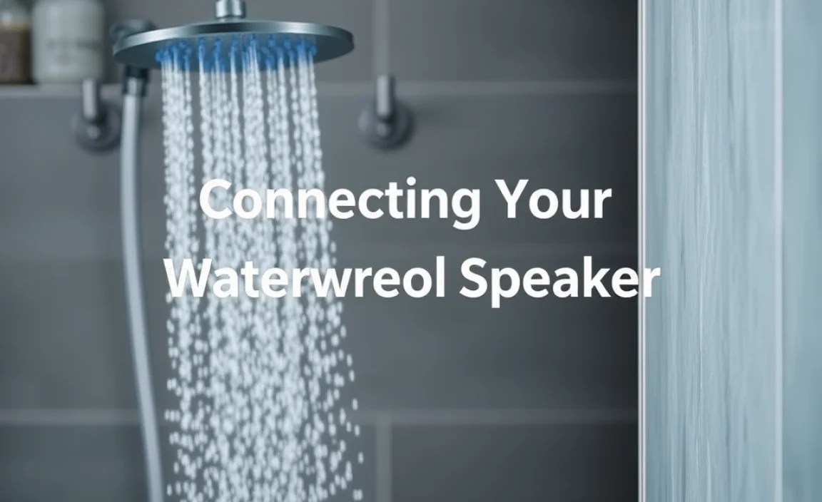 Connecting Your Waterproof Shower Speaker