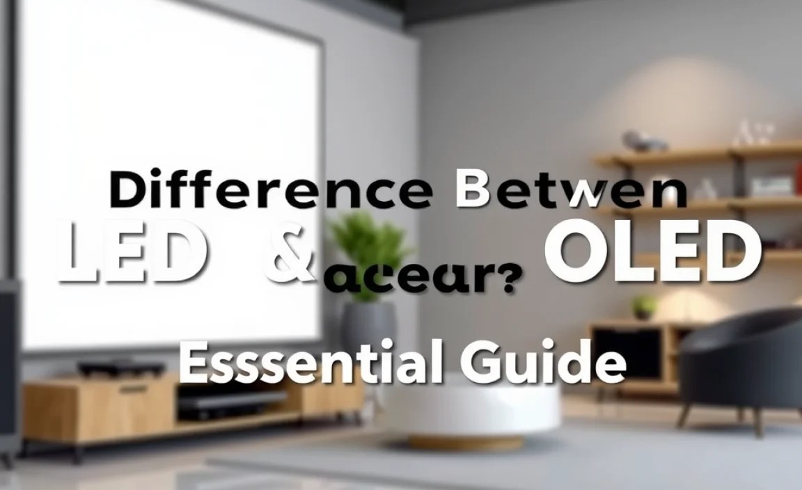 Difference Between LED & OLED Accessories: Essential Guide