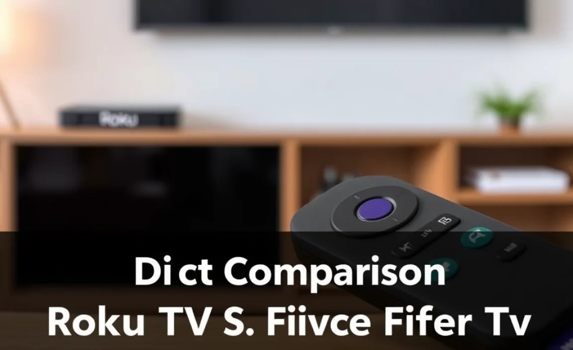 Direct Comparison: Roku TV Remote vs. Fire TV Remote