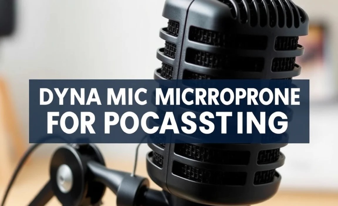 Dynamic Microphone For Podcasting: Essential Guide