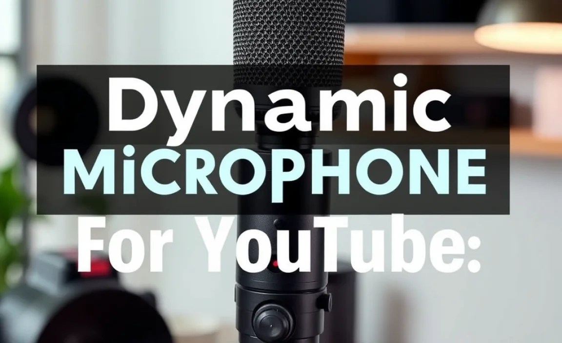Dynamic Microphone For YouTube: Essential Guide